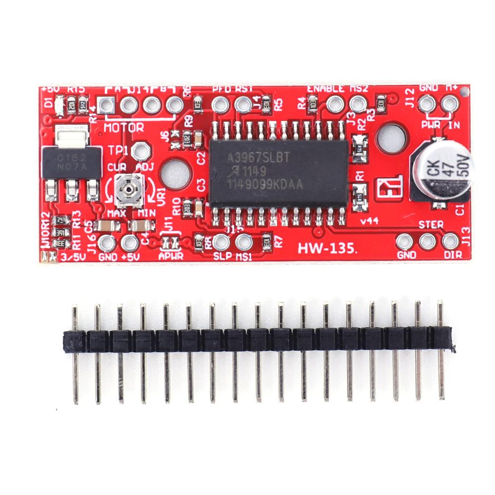 A3967 EasyDriver Shield Модуль драйвера шагового двигателя H-Bridge V44 EasyDriver Shield Драйвер шагового двигателя 17-контактный для 3D-принтера
A3967 EasyDriver Shield Модуль драйвера шагового двигателя H-Bridge V44 EasyDriver Shield Драйвер шагового двигателя 17-контактный для 3D-принтера