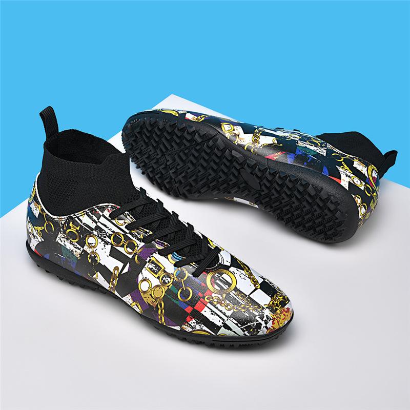 Hot-selling new fashion casual leather breathable football youth outdoor non-slip training football shoes 35
Hot-selling new fashion casual leather breathable football youth outdoor non-slip training football shoes 35