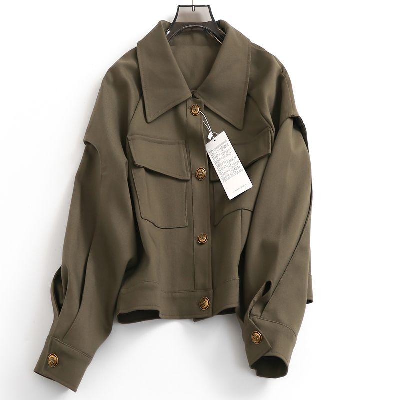 V511 Retro Short Three-Dimensional Sleeve Trench Coat Outwear Picture Color S
V511 Retro Short Three-Dimensional Sleeve Trench Coat Outwear Picture Color S