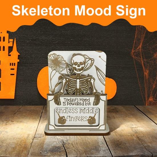 Деревянная табличка со скелетом для настроения на Хэллоуин, жуткий череп, табличка на полку стола, многоуровневый поднос, украшение в деревенском стиле C
Деревянная табличка со скелетом для настроения на Хэллоуин, жуткий череп, табличка на полку стола, многоуровневый поднос, украшение в деревенском стиле C