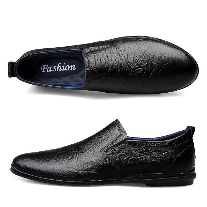 Casual matching solid color leather shoes fashionable embossed leather shoes soft surface soft sole driving Doudou shoes 46
Casual matching solid color leather shoes fashionable embossed leather shoes soft surface soft sole driving Doudou shoes 46
