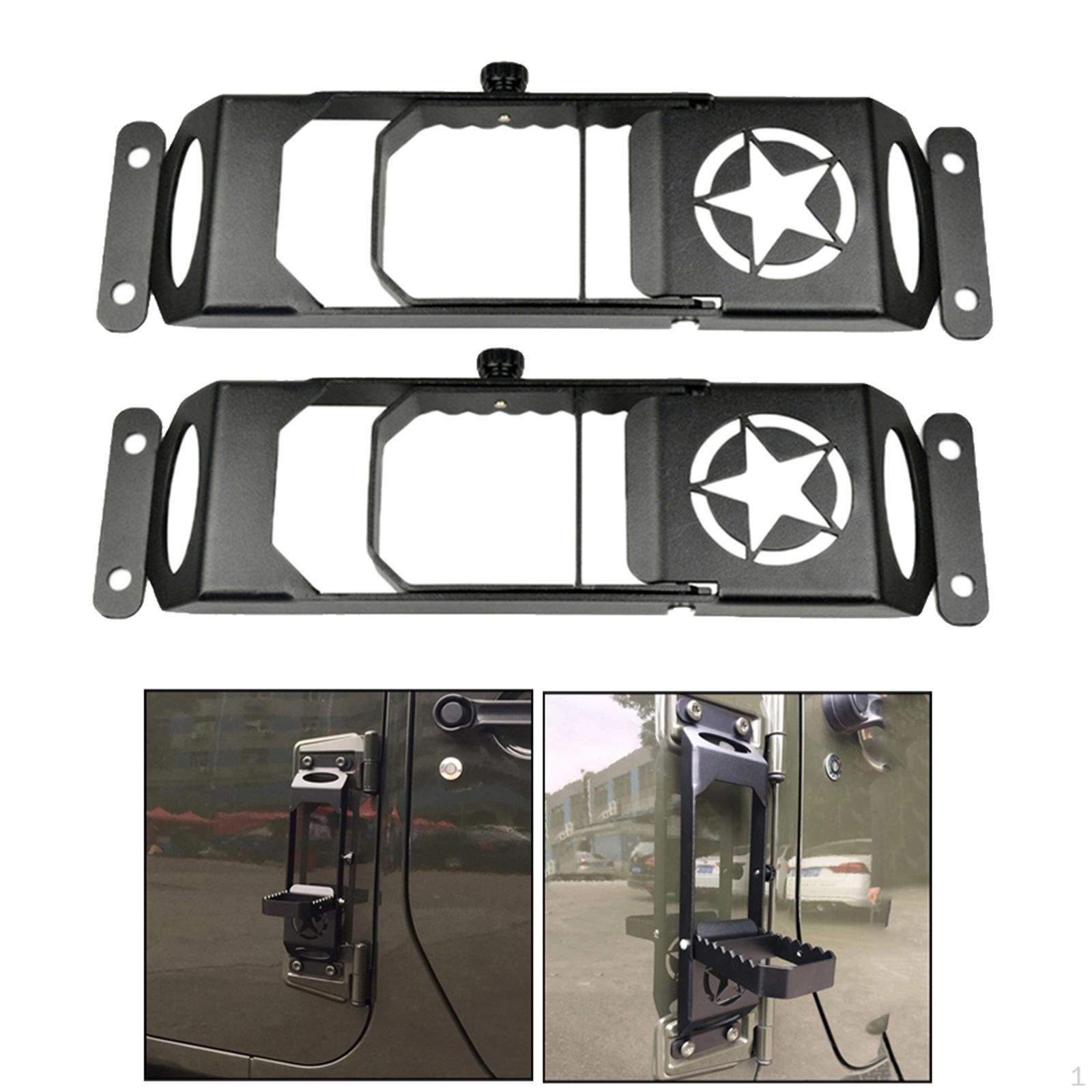 2 Pieces Folding Door Hinge Steps Metal Foot Pedal Peg for JK
2 Pieces Folding Door Hinge Steps Metal Foot Pedal Peg for JK