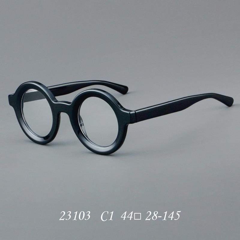Vintage Round Glasses Frame Luxury New Fashion Trend Solid Thick Acetate Frame High-end Fake Glasses Women Men Original Quality
Vintage Round Glasses Frame Luxury New Fashion Trend Solid Thick Acetate Frame High-end Fake Glasses Women Men Original Quality