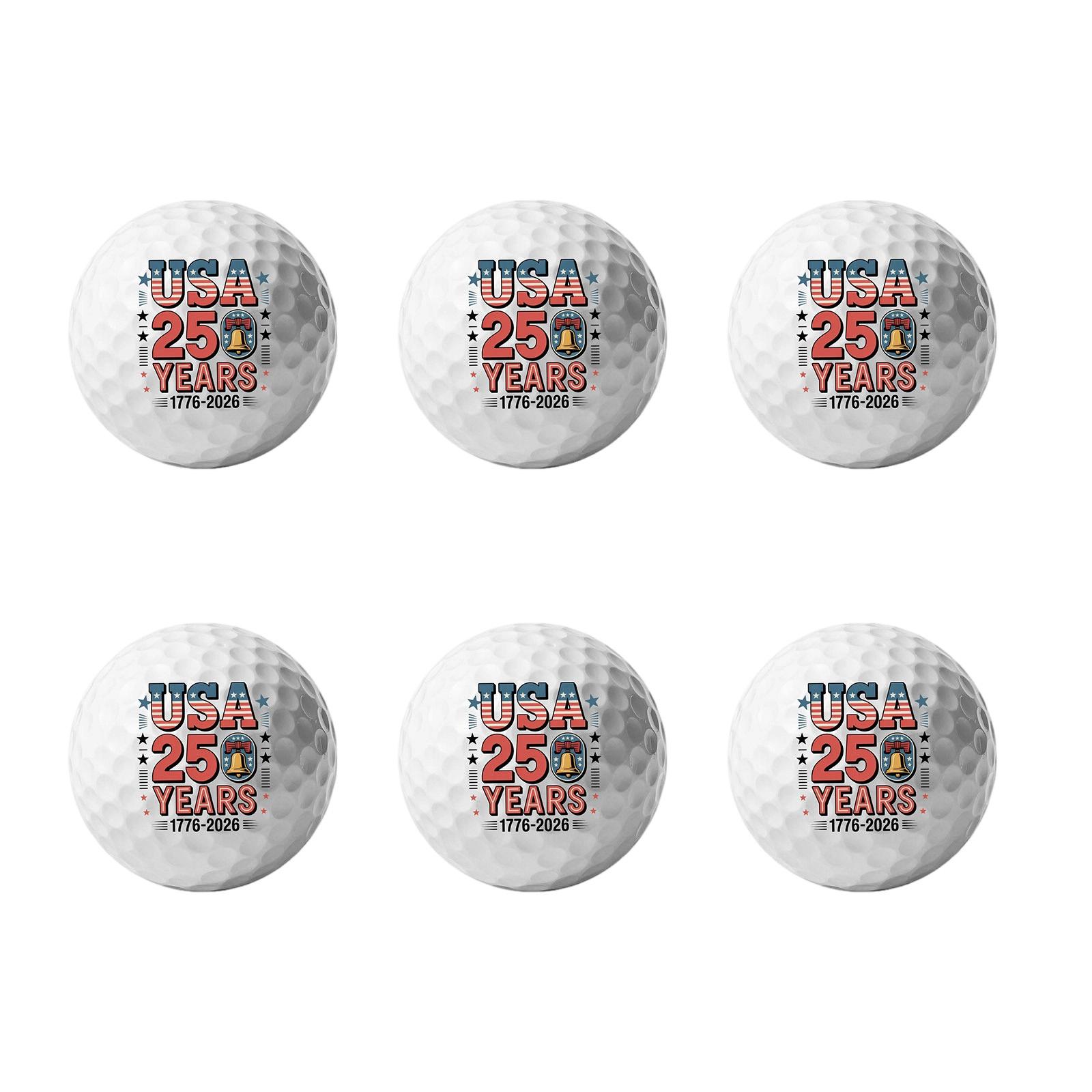 Golf Balls 6 Pack 250th Anniversary Printed Design Durable Construction for Practice and Play Suitable for All Skill Levels One Size
Golf Balls 6 Pack 250th Anniversary Printed Design Durable Construction for Practice and Play Suitable for All Skill Levels One Size