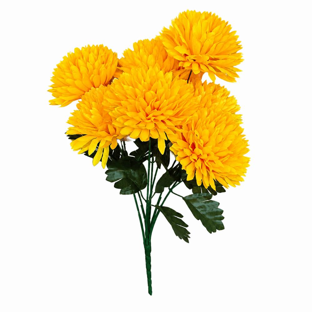 Multicolor Chrysanthemum Artificial Flower 7 Heads Decorative Flower Faux Floral Event Supplies жёлтый
Multicolor Chrysanthemum Artificial Flower 7 Heads Decorative Flower Faux Floral Event Supplies жёлтый