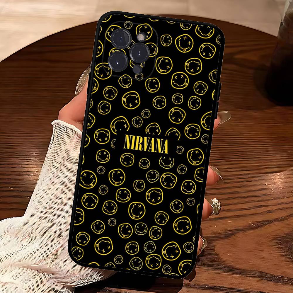 Grunge Band N-Nirvana For IPhone 17 16 15 14 13 12 11 Pro Max Plus Shockproof Black Soft Phone Cover iPhone 12pro max
Grunge Band N-Nirvana For IPhone 17 16 15 14 13 12 11 Pro Max Plus Shockproof Black Soft Phone Cover iPhone 12pro max