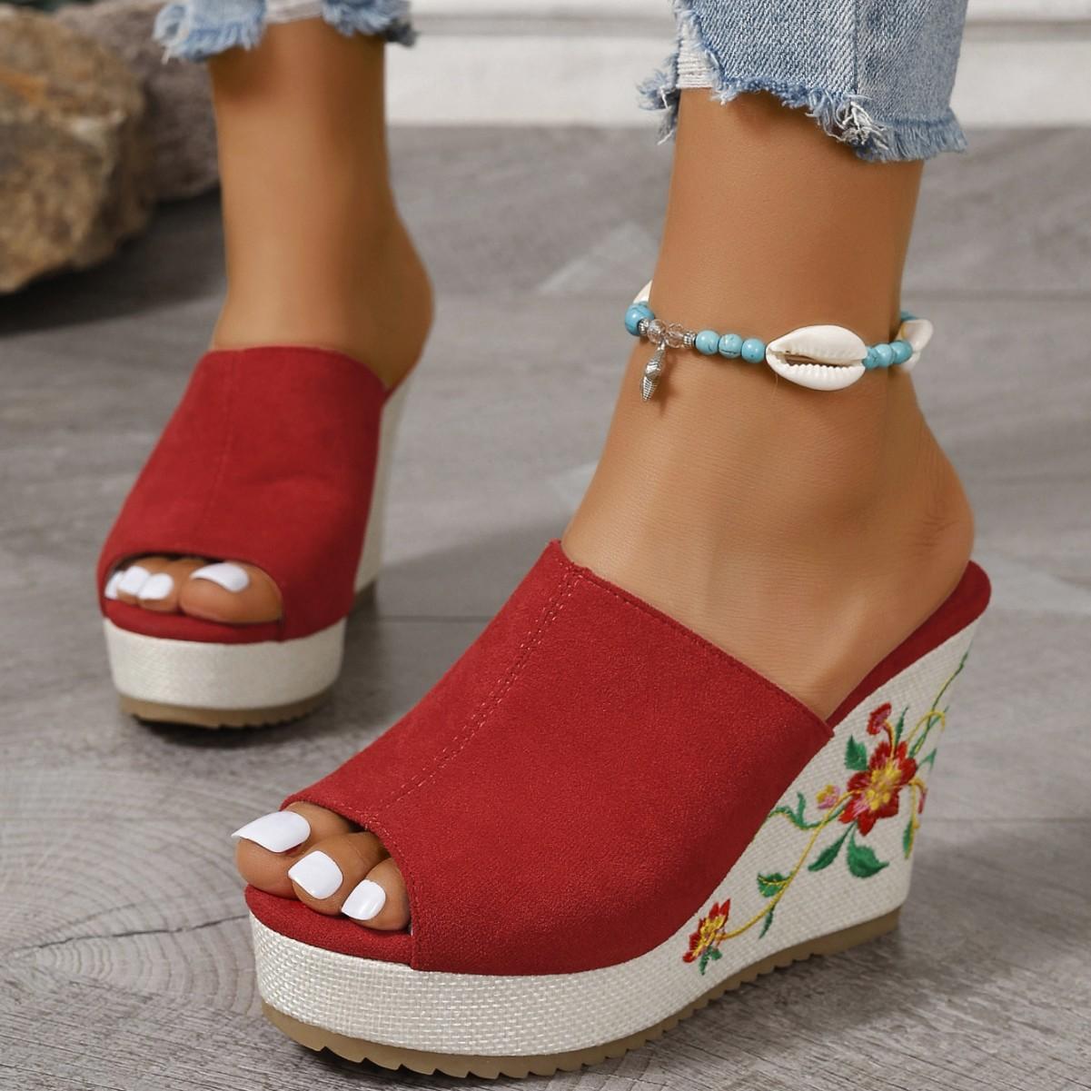 Верхняя одежда женские сандалии Drag Slope с толстой подошвой A Word Fish Mouth сандалии Drag большого размера сексуальные цветочные высокие тапочки модная женская обувь 43
Верхняя одежда женские сандалии Drag Slope с толстой подошвой A Word Fish Mouth сандалии Drag большого размера сексуальные цветочные высокие тапочки модная женская обувь 43