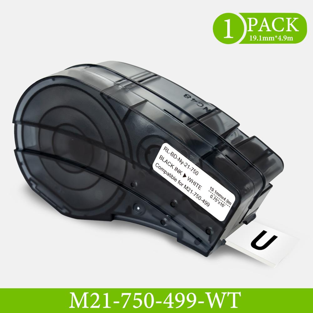 1-10 Pack Label Cartridge Compatible Brady M21-750-499 19.1mm White Nylon Cloth Tape 3/4 for BMP21-LAB/Plus Label Printer
1-10 Pack Label Cartridge Compatible Brady M21-750-499 19.1mm White Nylon Cloth Tape 3/4 for BMP21-LAB/Plus Label Printer