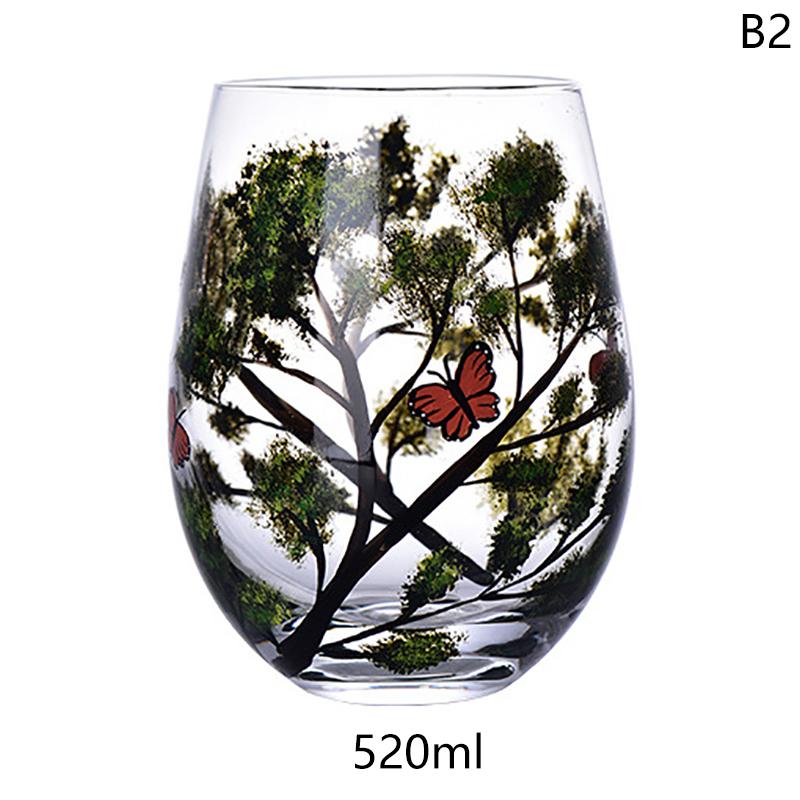 Бокалы для вина Four Seasons Tree, расписанные вручную стеклянные стаканы на высоких ножках для вина, пива, коктейлей, большой емкости, цветные бокалы для вина
Бокалы для вина Four Seasons Tree, расписанные вручную стеклянные стаканы на высоких ножках для вина, пива, коктейлей, большой емкости, цветные бокалы для вина