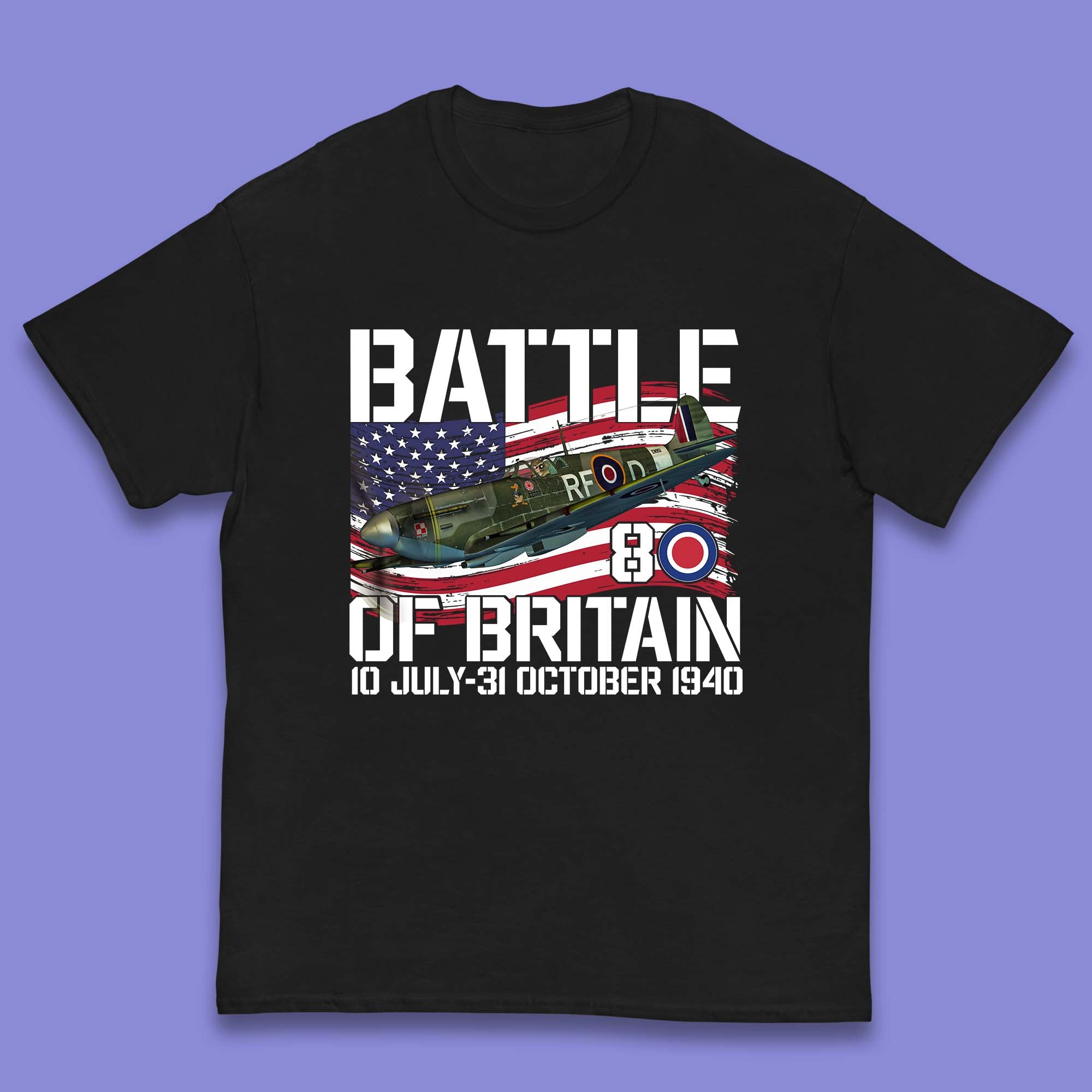 Battle Of Britain 10 July To 31 October 1940 WW2 Fighter Jet British Airforce Kids T Shirt 140
Battle Of Britain 10 July To 31 October 1940 WW2 Fighter Jet British Airforce Kids T Shirt 140