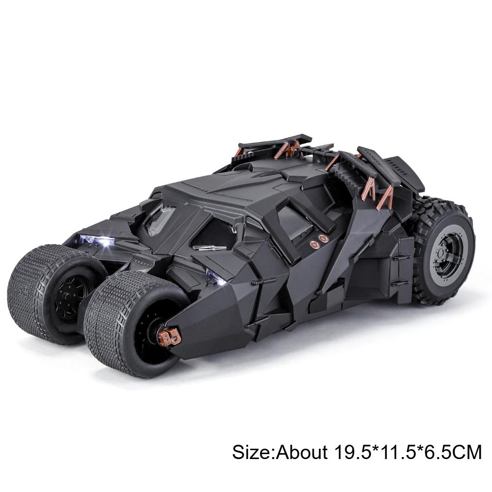 1:24 Batmobile Alloy Cars Toys Diecast Models Wheel Shock Absorption with Light Sound Miniature Model for Child Collection Gifts чёрный
1:24 Batmobile Alloy Cars Toys Diecast Models Wheel Shock Absorption with Light Sound Miniature Model for Child Collection Gifts чёрный