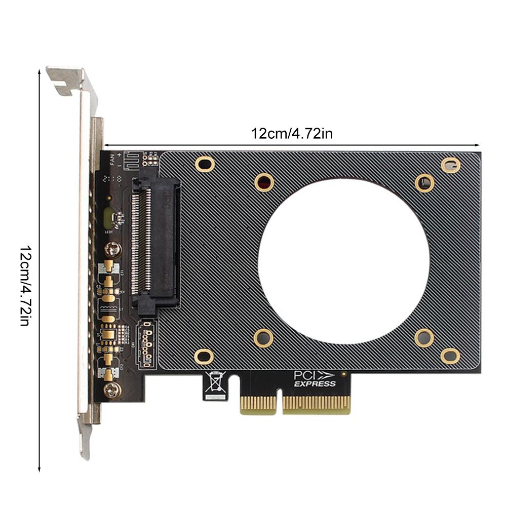 Розширювальна карта U.2 SFF-8639 до PCI-EX4, 4000 МБ/с, Високошвидкісний слот PCI-E X4/X8/X16, Адаптер PCI-E, Підтримка U2 NVME SSD GEN4
Розширювальна карта U.2 SFF-8639 до PCI-EX4, 4000 МБ/с, Високошвидкісний слот PCI-E X4/X8/X16, Адаптер PCI-E, Підтримка U2 NVME SSD GEN4