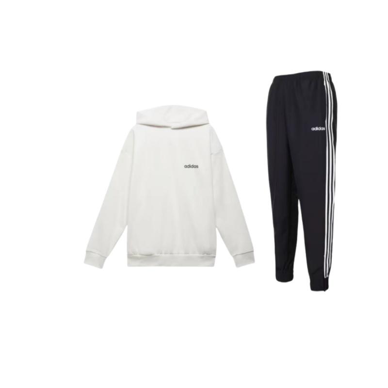 Adidas Однотонный свитер с капюшоном, длинный рукав, средняя талия, эластичные брюки, повседневный спортивный костюм, костюм унисекс DZ8488+IA3439 S
Adidas Однотонный свитер с капюшоном, длинный рукав, средняя талия, эластичные брюки, повседневный спортивный костюм, костюм унисекс DZ8488+IA3439 S