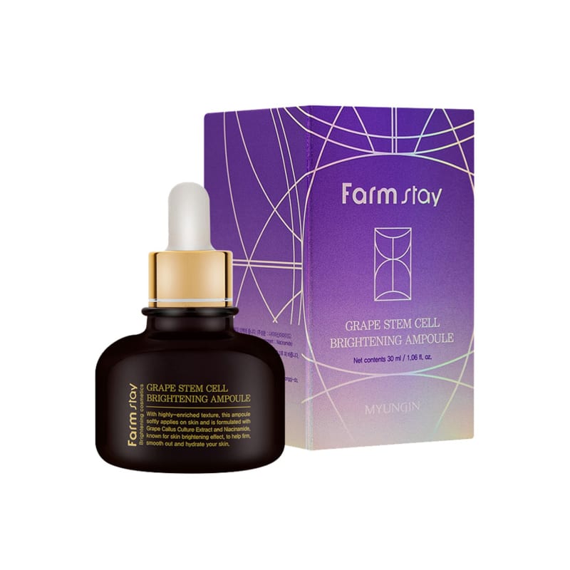 Осветляющая ампула со стволовыми клетками винограда 30 мл
Осветляющая ампула со стволовыми клетками винограда 30 мл