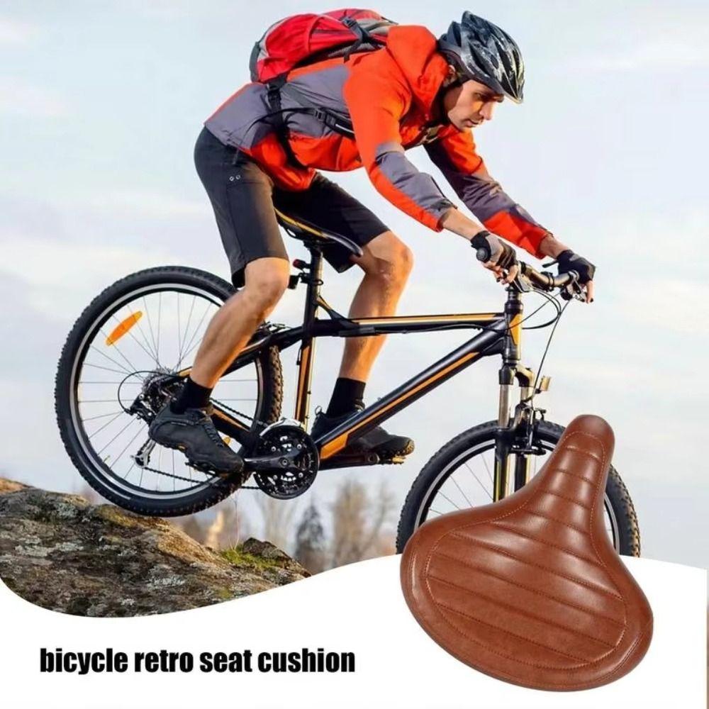 MTB Spring Bicycle Saddle Leather Retro Mountain Bike Seat Bicycle Seat Cushion Replacement коричневий
MTB Spring Bicycle Saddle Leather Retro Mountain Bike Seat Bicycle Seat Cushion Replacement коричневий
