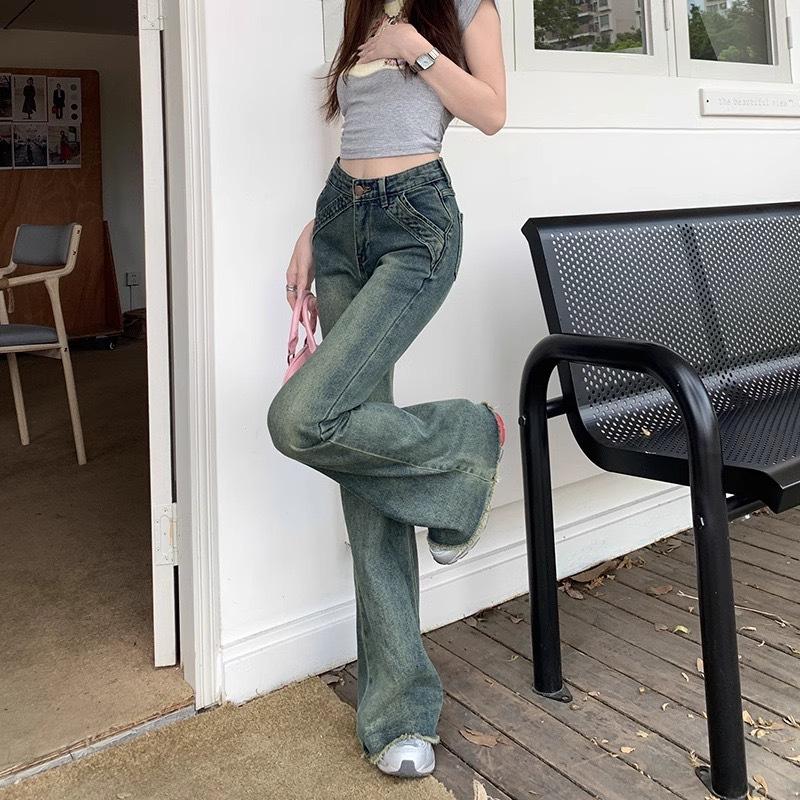 Свободные и слегка вытянутые женские джинсы, новинка весны и осени, с низкой посадкой и тонким дизайном, с эффектом стирки, необработанным краем, брюки-швабры S
Свободные и слегка вытянутые женские джинсы, новинка весны и осени, с низкой посадкой и тонким дизайном, с эффектом стирки, необработанным краем, брюки-швабры S