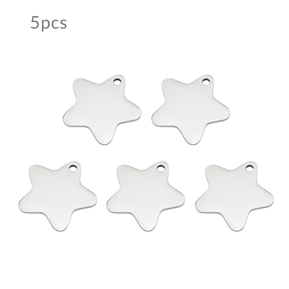 5pcs Star Pendant Cat Dog Collar Nameplate Pet DIY Collars Accessories S 25mm
5pcs Star Pendant Cat Dog Collar Nameplate Pet DIY Collars Accessories S 25mm