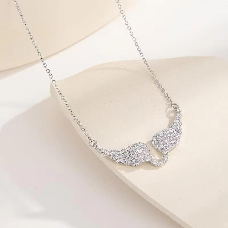 1PC Angel Wing Necklace For Women Gold Color Angle s Wings Fashion Cubic Zirconia Necklace Titanium Steel Clavicle Chain серебряный
1PC Angel Wing Necklace For Women Gold Color Angle s Wings Fashion Cubic Zirconia Necklace Titanium Steel Clavicle Chain серебряный