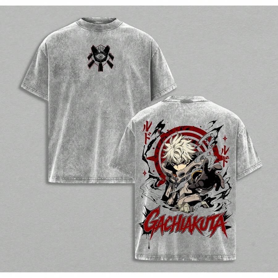 Hot Anime Gachiakuta Rudo Graphic Tee Men Short Sleeve Clothing Washed Cotton Tshirt Casual Loose T-shirt Harajuku Male T Shirt S серый
Hot Anime Gachiakuta Rudo Graphic Tee Men Short Sleeve Clothing Washed Cotton Tshirt Casual Loose T-shirt Harajuku Male T Shirt S серый