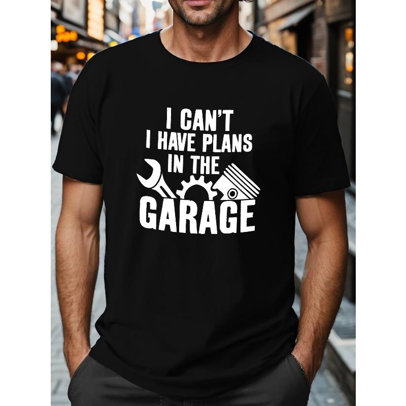 Plus Size Men s Short Sleeve T-shirt, Crew Neck I HAVE PLANS IN THE GARAGE Print Casual Sports Tee Tops For Summer Outdoor 4XL чорний
Plus Size Men s Short Sleeve T-shirt, Crew Neck I HAVE PLANS IN THE GARAGE Print Casual Sports Tee Tops For Summer Outdoor 4XL чорний