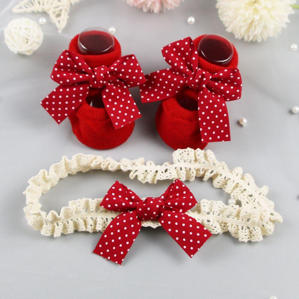 Gift Red Infant Anti Slip Socks Socks Headband Set Toddler Floor Socks Newborn Baby Girl Socks 03
Gift Red Infant Anti Slip Socks Socks Headband Set Toddler Floor Socks Newborn Baby Girl Socks 03