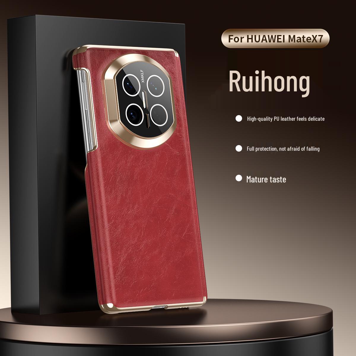 Huawei Mate X7 Foldable Phone Case: Leather Hinge Protection, Full Coverage, Magnetic Stand - X6 Collector s Edition Huawei Mate X3 Collector s Edition
Huawei Mate X7 Foldable Phone Case: Leather Hinge Protection, Full Coverage, Magnetic Stand - X6 Collector s Edition Huawei Mate X3 Collector s Edition