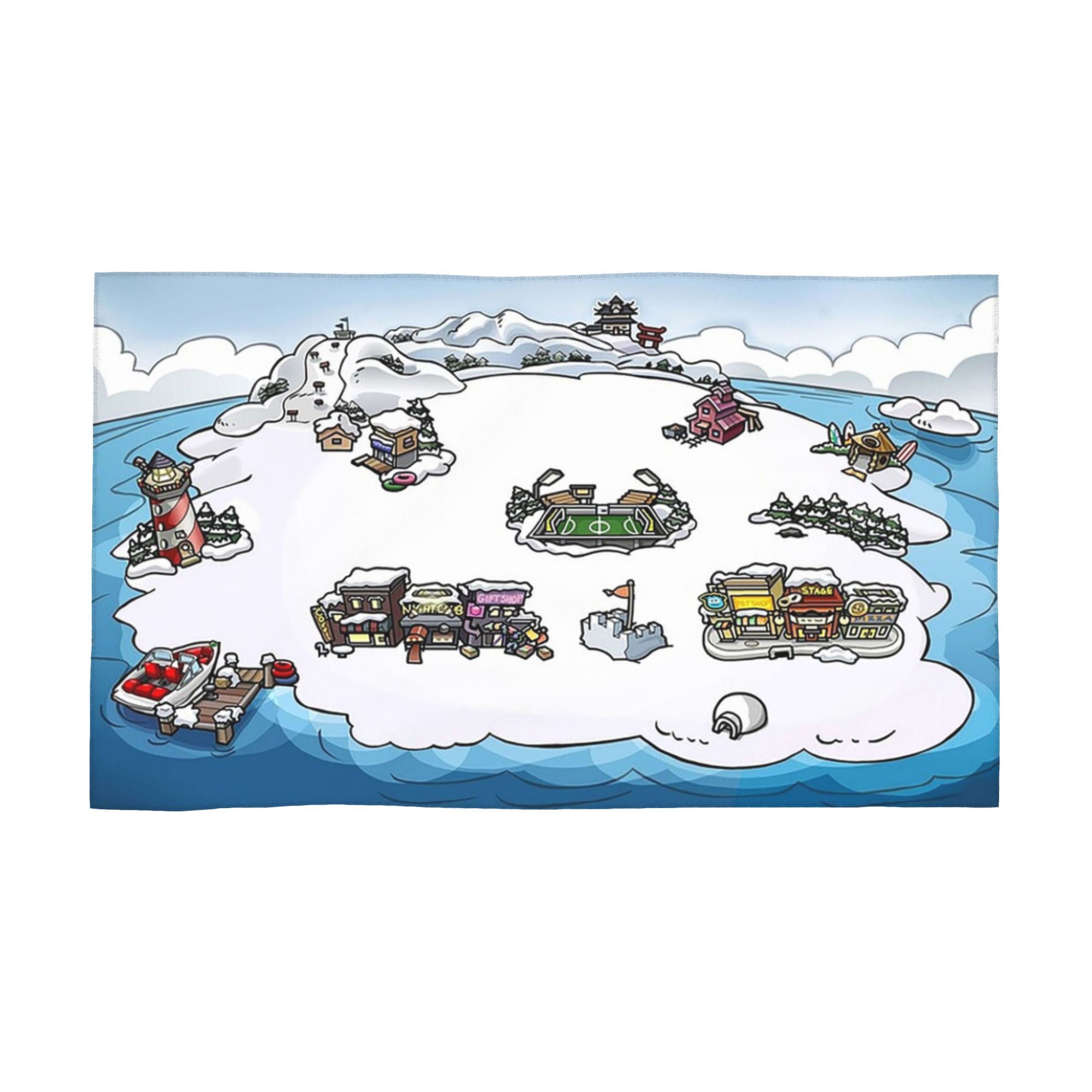 Club Penguin M Soft Face Towel Quick Dry Pool Bath Cotton Towels Breathable W40*H60(CM)
Club Penguin M Soft Face Towel Quick Dry Pool Bath Cotton Towels Breathable W40*H60(CM)