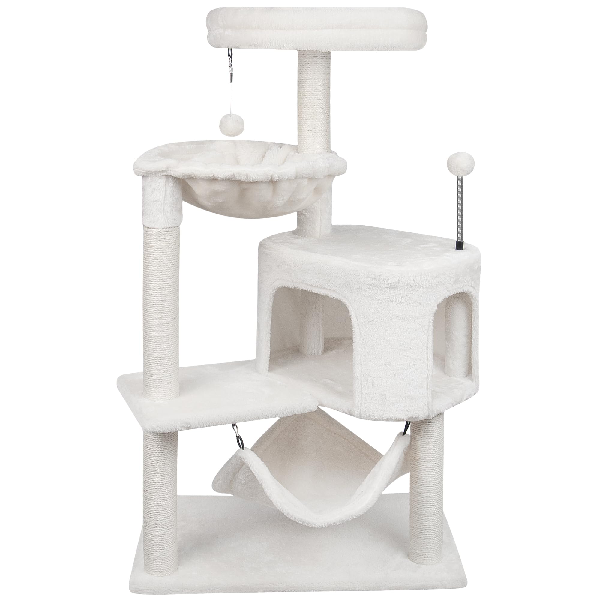 ROYPET Cat Freestanding Cat Space Scratching Full Hemp Rope 100cm Includes Toys Tower, Hammock, Hideaway, House, Saving, Post, Wrap, High, (Beige) бежевий
ROYPET Cat Freestanding Cat Space Scratching Full Hemp Rope 100cm Includes Toys Tower, Hammock, Hideaway, House, Saving, Post, Wrap, High, (Beige) бежевий