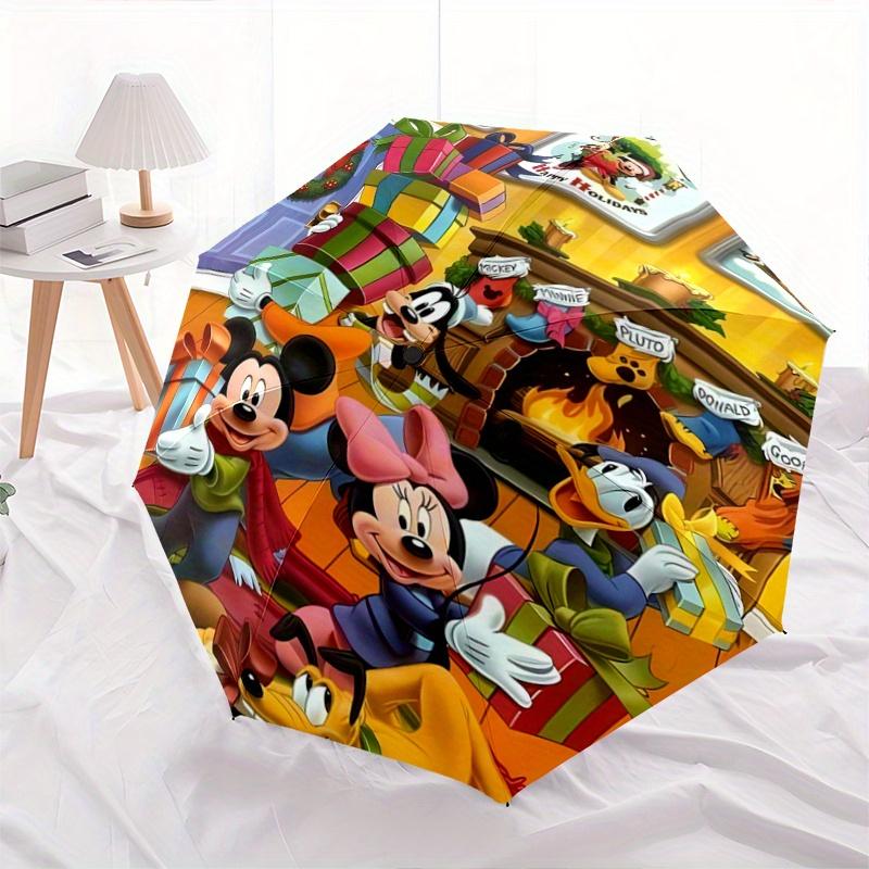 1pc Christmas Holiday Gifts Mickey Minnie Pluto Goofy Donald Duck Automatic Opening and Closing Umbrella, Lightweight 3-Fold, With Cute Cart
1pc Christmas Holiday Gifts Mickey Minnie Pluto Goofy Donald Duck Automatic Opening and Closing Umbrella, Lightweight 3-Fold, With Cute Cart