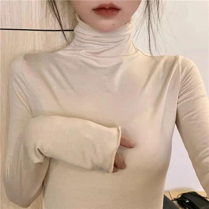Women s High Neck Slimming Long Sleeve Top - Korean Style Autumn/Winter Collection M абрикосовый
Women s High Neck Slimming Long Sleeve Top - Korean Style Autumn/Winter Collection M абрикосовый