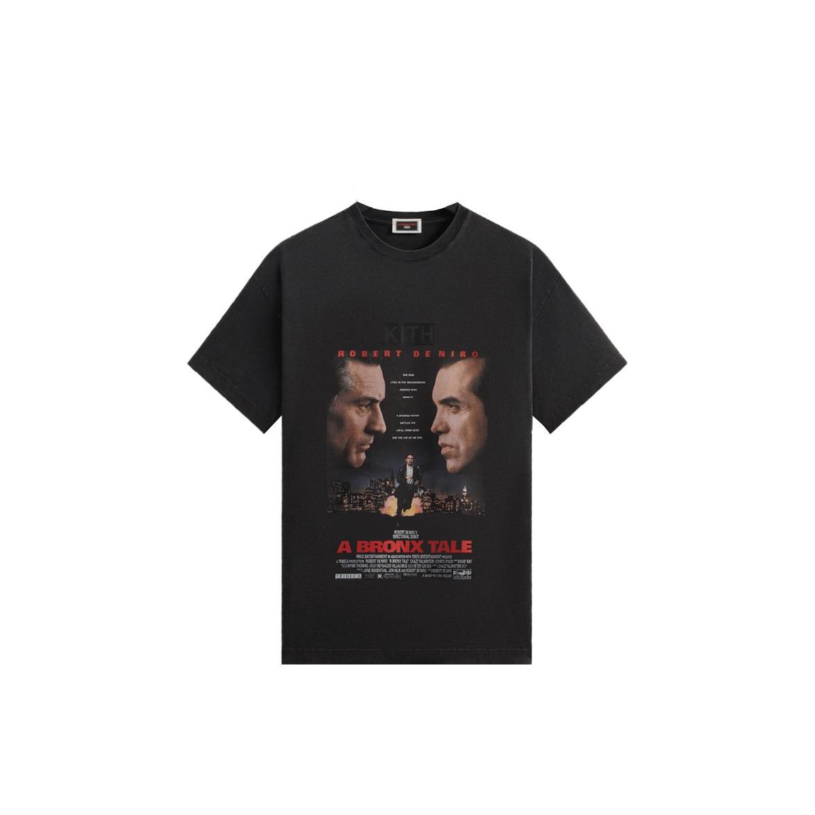 Винтажная футболка Kith For A Bronx Tale с американским плакатом, черные топы унисекс KHM031963-001
Винтажная футболка Kith For A Bronx Tale с американским плакатом, черные топы унисекс KHM031963-001