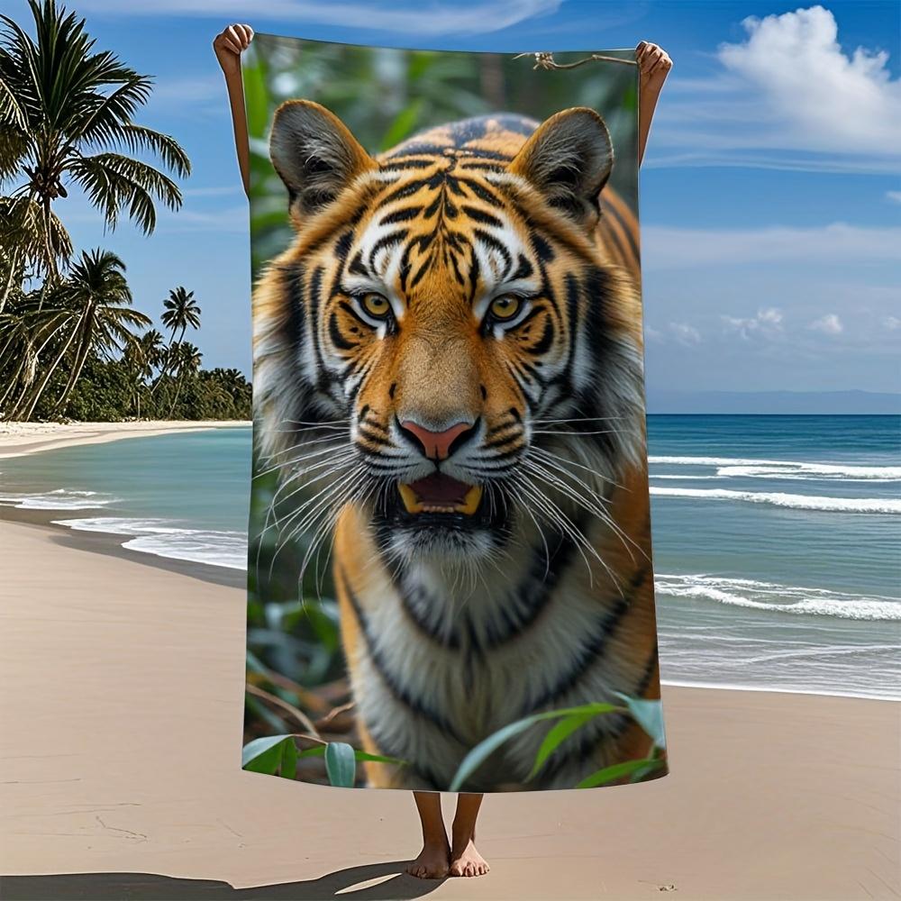 Tiger Stripe Quick-Dry Bath Towel Microfiber Super Absorbent Lightweight Perfect for Beach Bathroom or Gym Contemporary Style W30*H60(CM)
Tiger Stripe Quick-Dry Bath Towel Microfiber Super Absorbent Lightweight Perfect for Beach Bathroom or Gym Contemporary Style W30*H60(CM)