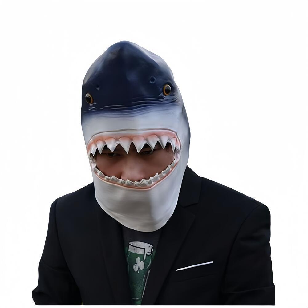 Shark Latex Mask For Cosplay And Costume Parties Halloween And Carnival
Shark Latex Mask For Cosplay And Costume Parties Halloween And Carnival