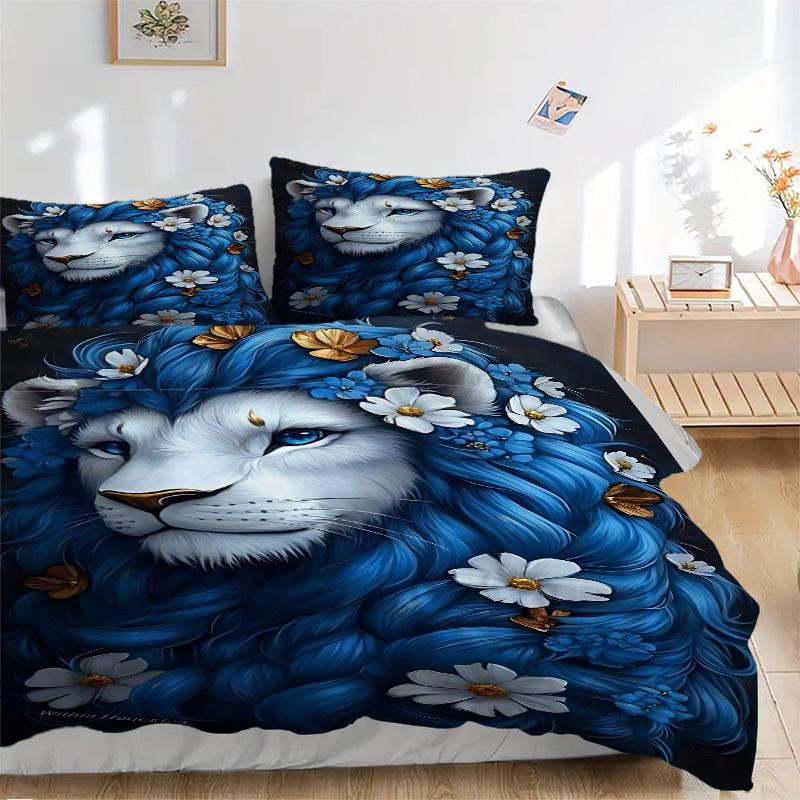 3pcs Fantasy Lion Artwork Duvet Cover Set -Includes 1 Duvet Cover and 2 Pillowcases, No Quilt Core, All-Season Home Decor yy251111158 135x200cm
3pcs Fantasy Lion Artwork Duvet Cover Set -Includes 1 Duvet Cover and 2 Pillowcases, No Quilt Core, All-Season Home Decor yy251111158 135x200cm