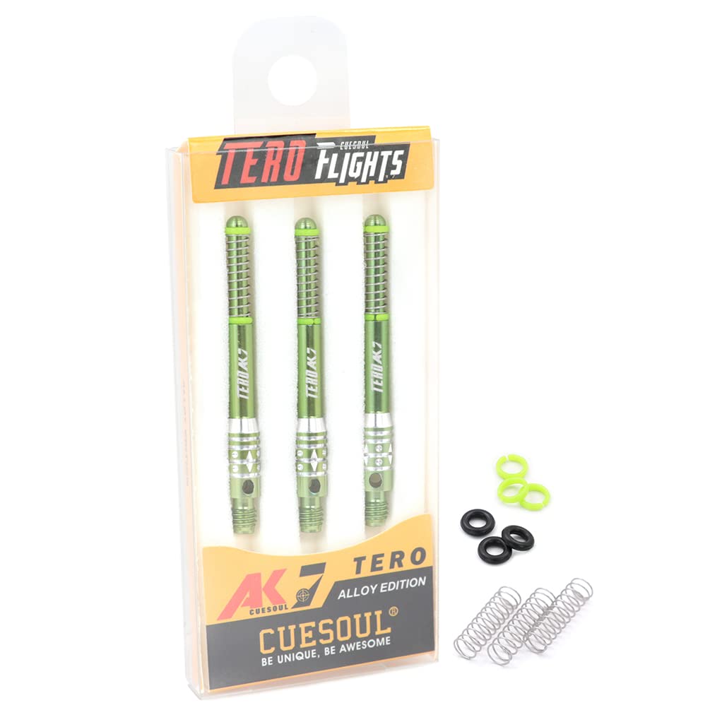 CUESOUL TERO System AK7 Telescopic Aluminum Dart Set of 3 Built-in Shaft, - F43.7mm (CS-AK7L-3F44)
CUESOUL TERO System AK7 Telescopic Aluminum Dart Set of 3 Built-in Shaft, - F43.7mm (CS-AK7L-3F44)