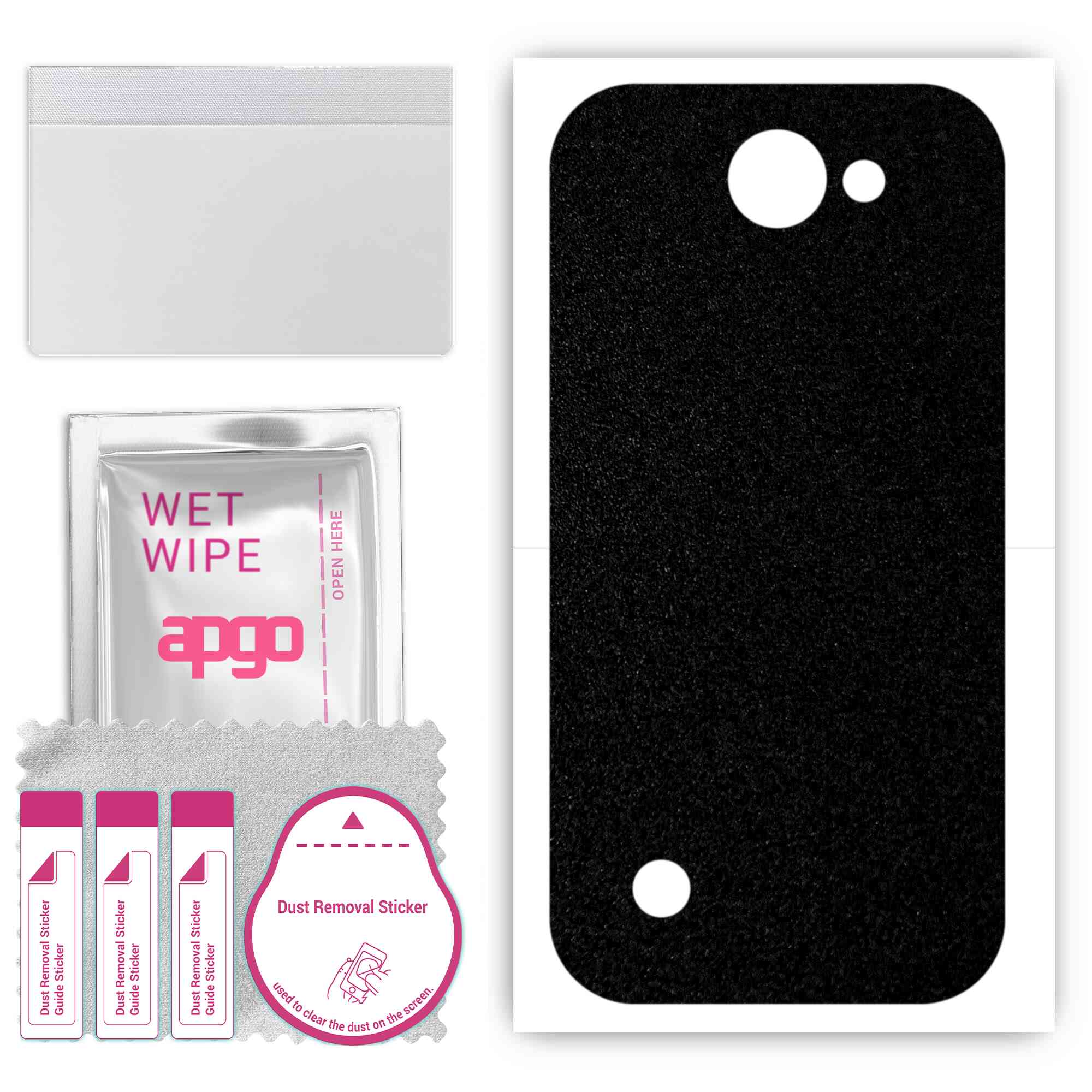 apgo Protective Skin Sticker for the back compatible with LG K30, Wrap Film, Foil, Vinyl - Pattern Matte Black
apgo Protective Skin Sticker for the back compatible with LG K30, Wrap Film, Foil, Vinyl - Pattern Matte Black