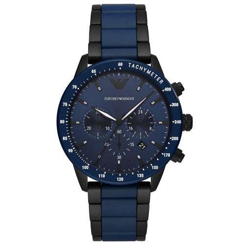 EMPORIO ARMANI Men s Mario Ceramica Chronograph Watch, Navy and Black, AR70001
EMPORIO ARMANI Men s Mario Ceramica Chronograph Watch, Navy and Black, AR70001