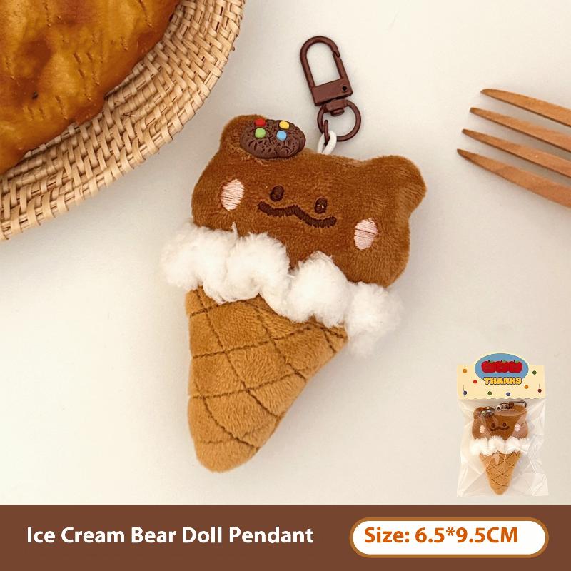 Cute Cartoon Ice Cream Animal Plush Keychain Kawaii Dog Rabbit Bear Stuffed Doll Pendant Toy Key Ring Backpack Decoration Gifts
Cute Cartoon Ice Cream Animal Plush Keychain Kawaii Dog Rabbit Bear Stuffed Doll Pendant Toy Key Ring Backpack Decoration Gifts