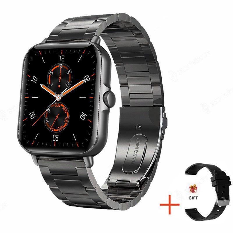 Розумний годинник L21: Дзвінки по Bluetooth, сенсорний екран 1,69 дюйма, голосовий помічник, монітор кисню в крові та тиску, частота серцевих скорочень, музика, 3-е покоління. three steel belt чорний
Розумний годинник L21: Дзвінки по Bluetooth, сенсорний екран 1,69 дюйма, голосовий помічник, монітор кисню в крові та тиску, частота серцевих скорочень, музика, 3-е покоління. three steel belt чорний