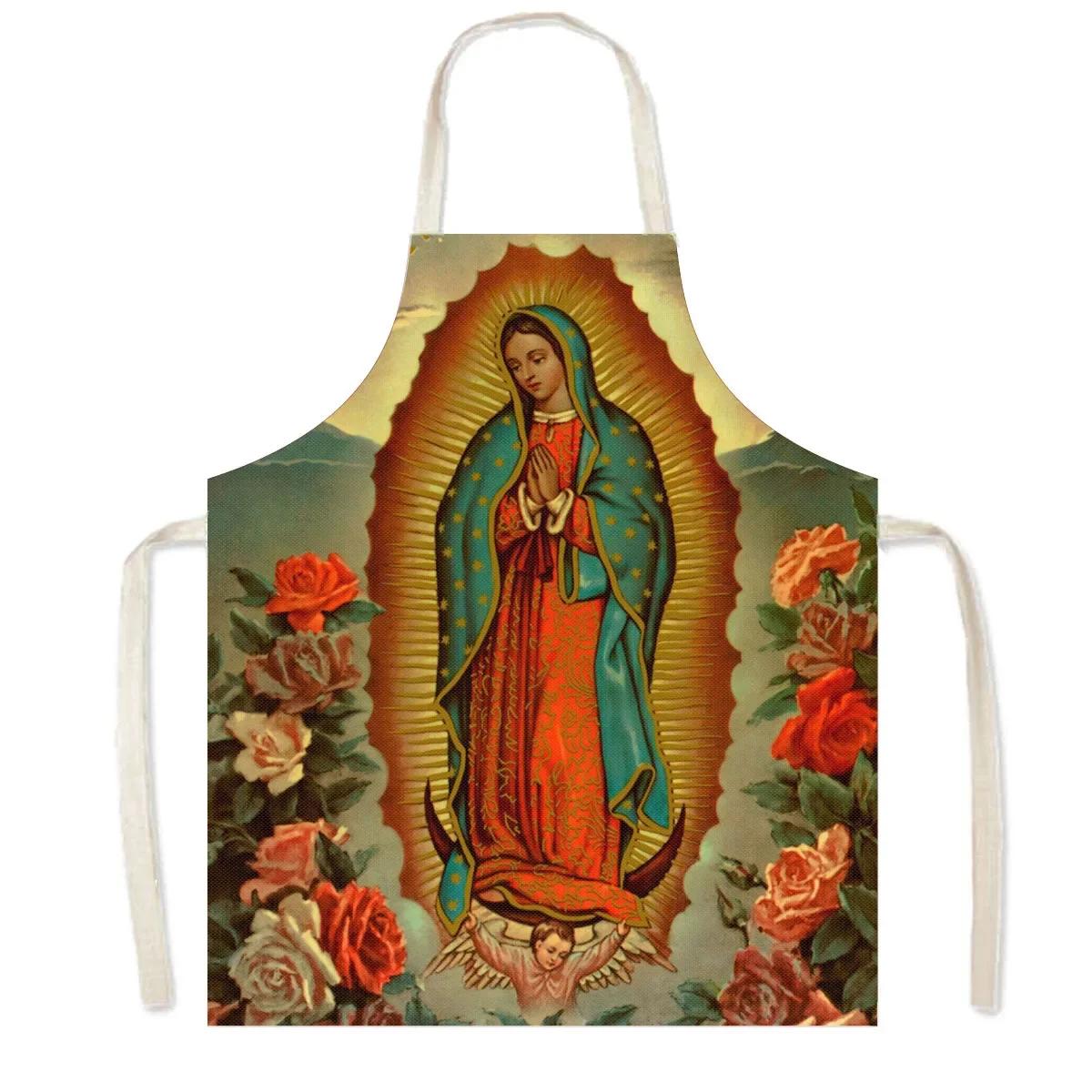 Holy Mary Oil Painting Kitchen Aprons Lady of Guadalupe Virgin Mary Home Cleaning Clothing Waterproof Chef Cooking Pinafore 38X47cm(15X19in)
Holy Mary Oil Painting Kitchen Aprons Lady of Guadalupe Virgin Mary Home Cleaning Clothing Waterproof Chef Cooking Pinafore 38X47cm(15X19in)
