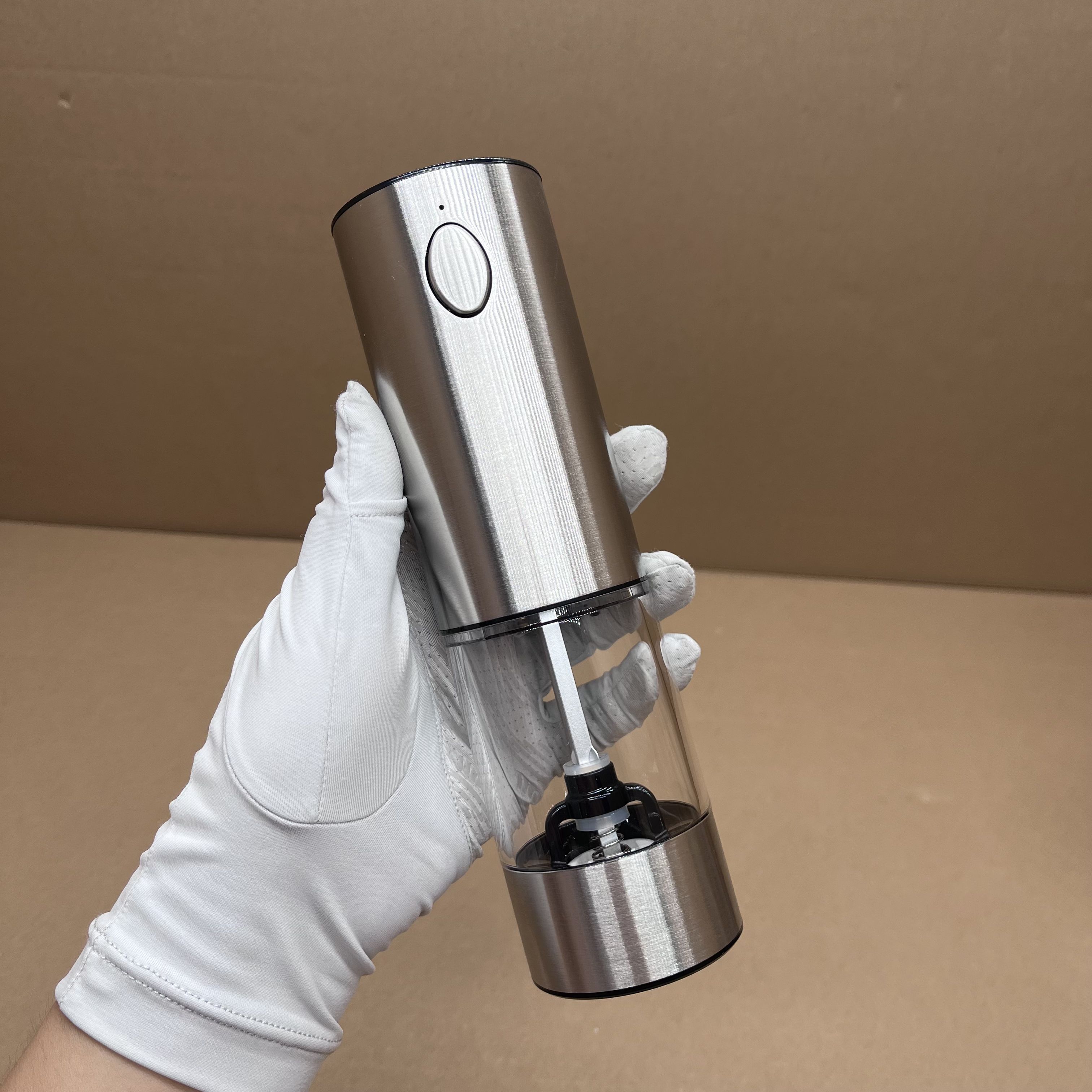 Rechargeable Salt and Pepper Mill Multi Functional Automatic Stainless Steel Electric Pepper and Salt Grinder Set
Rechargeable Salt and Pepper Mill Multi Functional Automatic Stainless Steel Electric Pepper and Salt Grinder Set