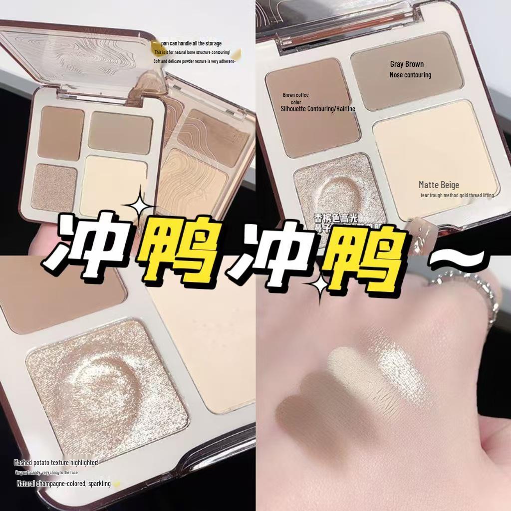 Mandooni All-in-One Concealer & Contour Palette: Matte Shadow & Skin Brightening Highlight
Mandooni All-in-One Concealer & Contour Palette: Matte Shadow & Skin Brightening Highlight