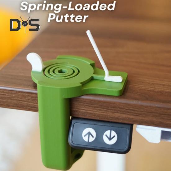 1 Set 3D Printed Desktop Golf Toy with Balls Under-Desk Ball Return Tube Desk Mount Spring-loaded Putter Golf Putting Board Game Adults Golfers зелений
1 Set 3D Printed Desktop Golf Toy with Balls Under-Desk Ball Return Tube Desk Mount Spring-loaded Putter Golf Putting Board Game Adults Golfers зелений