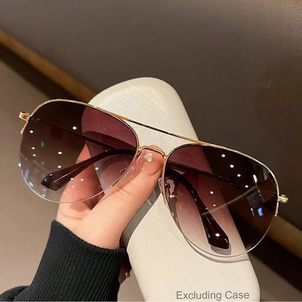Модні сонцезахисні окуляри Aviator Large Face Driving Riding Стильні модні особисті сонцезахисні окуляри для чоловіків
Модні сонцезахисні окуляри Aviator Large Face Driving Riding Стильні модні особисті сонцезахисні окуляри для чоловіків
