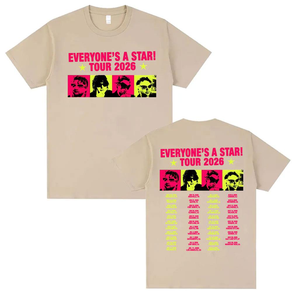 Everyones A Star Tour 2026 Album Tshirts Unisexs WOMEN Retro Comfortable and loose Unisexs and WOMENs Tshirts 4XL
Everyones A Star Tour 2026 Album Tshirts Unisexs WOMEN Retro Comfortable and loose Unisexs and WOMENs Tshirts 4XL