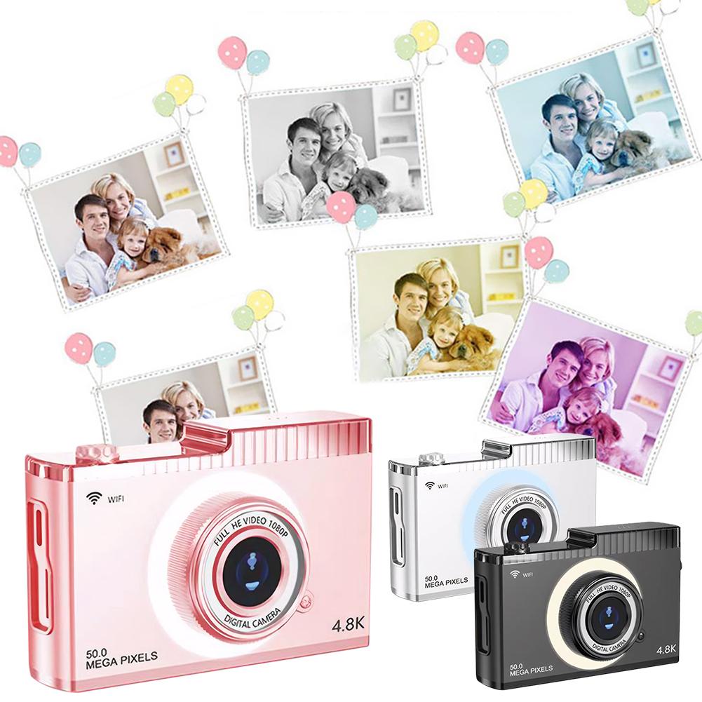4K FHD 50MP Digital Camera Auto Focus Camera 2.4inch IPS Screen WIFI Vlogging Camera Anti-Shake Video Camcorder with Fill Light білий
4K FHD 50MP Digital Camera Auto Focus Camera 2.4inch IPS Screen WIFI Vlogging Camera Anti-Shake Video Camcorder with Fill Light білий