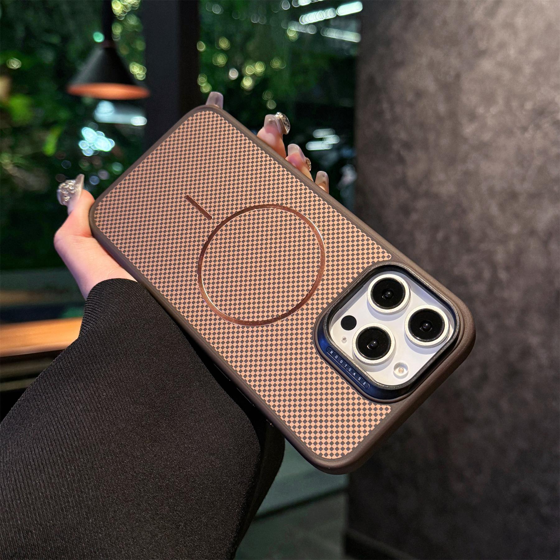 Premium Kevlar Magnetic Case For iPhone 17 Air 16 15 Pro Max Magfit Cover Plaid For Magsafe Wireless Charger Matte Skin-Friendly iPhone 15 Pro Max темно-коричневого
Premium Kevlar Magnetic Case For iPhone 17 Air 16 15 Pro Max Magfit Cover Plaid For Magsafe Wireless Charger Matte Skin-Friendly iPhone 15 Pro Max темно-коричневого