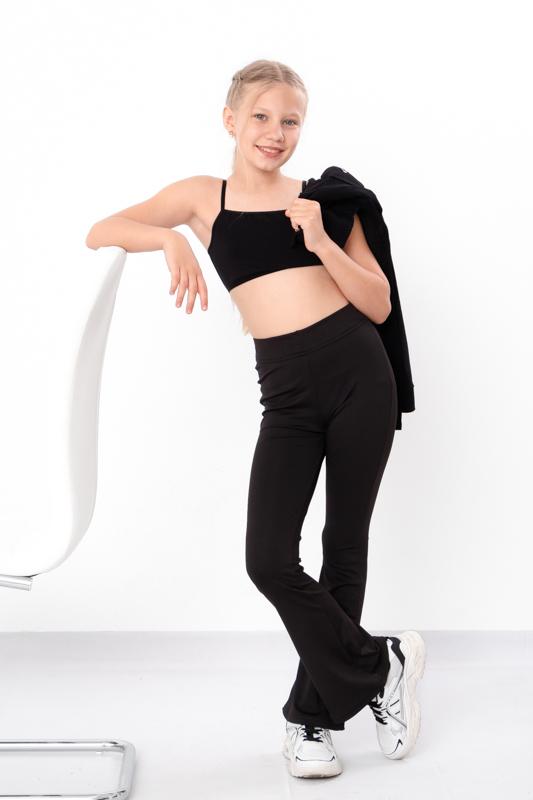 Розкльошені штани для дівчат-підлітків – Стрейч мікродайвінг тканина та трендові, На будь-який сезон, 6479-079 HC 140 чорний
Розкльошені штани для дівчат-підлітків – Стрейч мікродайвінг тканина та трендові, На будь-який сезон, 6479-079 HC 140 чорний