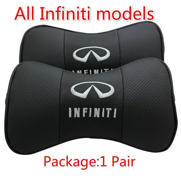 1 Pair Car Accessories Genuine Leather Car Headrest Neck Support Pillow Seat Emblem Cushion For Infiniti All Models
1 Pair Car Accessories Genuine Leather Car Headrest Neck Support Pillow Seat Emblem Cushion For Infiniti All Models