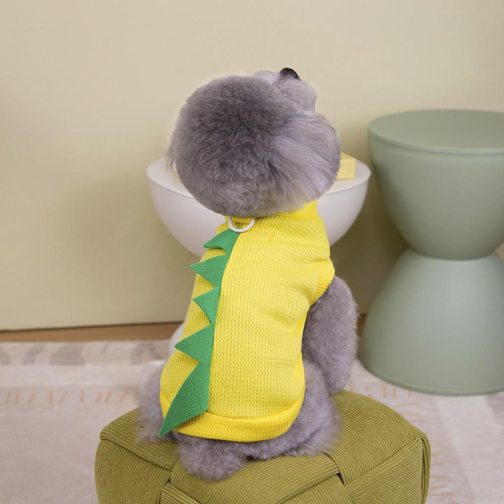 Thin Pet Dinosaur T-Shirt Polyester Pet Dogs Vest Pet Supplies Dog Clothes Cat M жовтий
Thin Pet Dinosaur T-Shirt Polyester Pet Dogs Vest Pet Supplies Dog Clothes Cat M жовтий